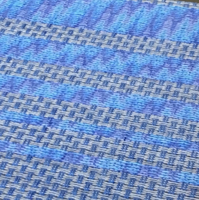 Blue Zig-Zags